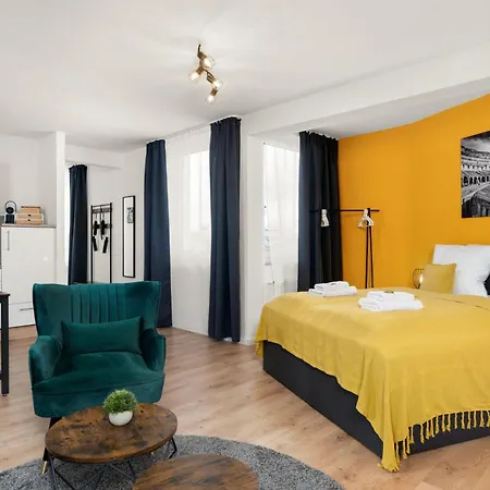 Free Living - City Design Apartments, Zentrum, Outlet, Balkon, Kueche Wolfsburg Exterior foto