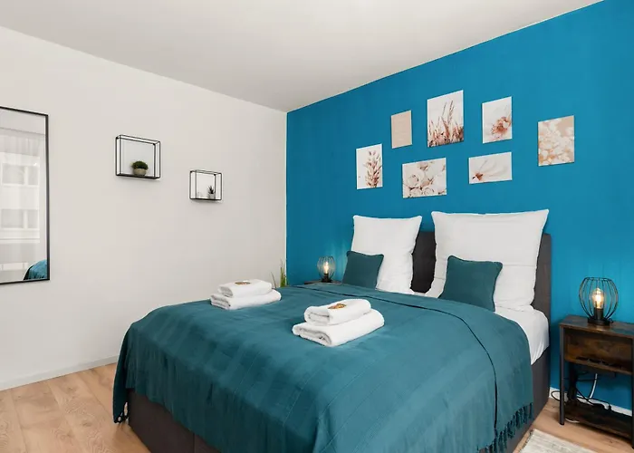 Free Living - City Design Apartments, Zentrum, Outlet, Balkon, Kueche