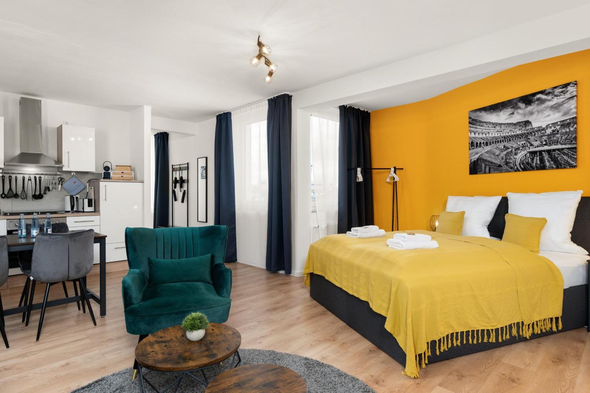 Free Living - Design Apartments, Zentrum, Outlet, Balkon, Kueche